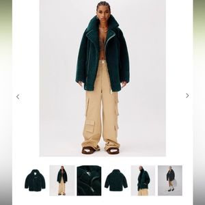 Brandon Blackwood Faux Teddy Jacket